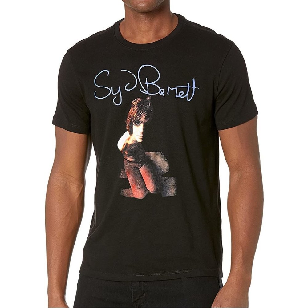 John Varvatos Star USA Mens Size 2XL Black Syd Barrett Photo Crew Tee NWT 118